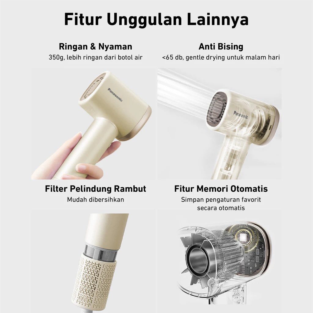 panasonic eh ne6m a443 hair dryer ionity / pengering rambut garansi original resmi panasonic eh ne6m a443 hair dryer ionity / pengering rambut garansi original resmi