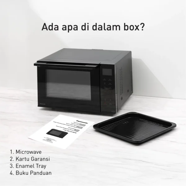 panasonic nn df38pbtte microwave oven double heater [23 l] garansi resmi original