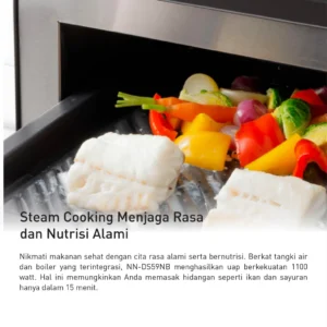panasonic nn ds59nbtte multifunction steam grill microwave oven [27l] garansi resmi original