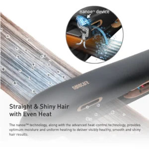 panasonic eh hs99 k415 ceramic hair straightner black garansi resmi origional