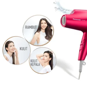 panasonic eh na45rp415 hair dryer nanoe series rouge pink garansi resmi original