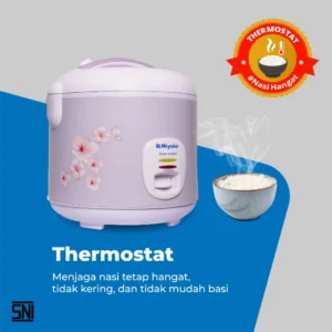 magic com miyako mcm509 magic warmer plus rice cooker 1,8 liter garansi resmi original