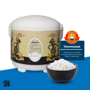 magic com miyako mcm508btkwyg rice cooker 1.8 liter motif batik 395 watt garansi resmi original