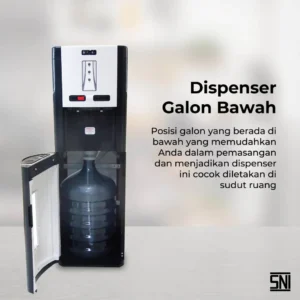 dispenser miyako wdp300 galon bawah [hot cool 15°] garansi resmi original