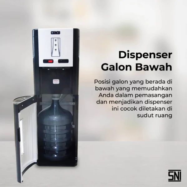dispenser miyako wdp300 galon bawah [hot cool 15°] garansi resmi original