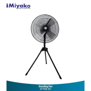 kipas angin miyako ksb201 stand fan 20in alumunium 150w garansi resmi original