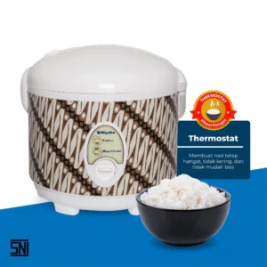 magic com miyako mcm508btkprg magic warmer plus rice cooker [1,8 ltr] garansi resmi original