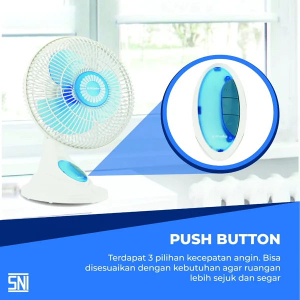 kipas angin miyako kad927bgb kipas meja kipas dinding 9 inc garansi resmi original