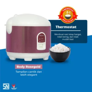 magic warmer plus miyako mcm528sb magic com 1,8 liter rosegold garansi resmi original