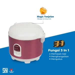 magic warmer plus miyako mcm528sb magic com 1,8 liter rosegold garansi resmi original