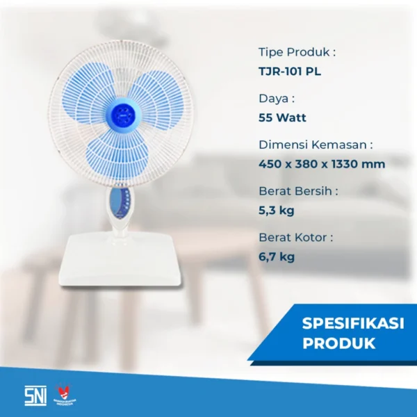 kipas angin miyako tjr101pl 3 in 1 fan 16 inch garansi resmi original