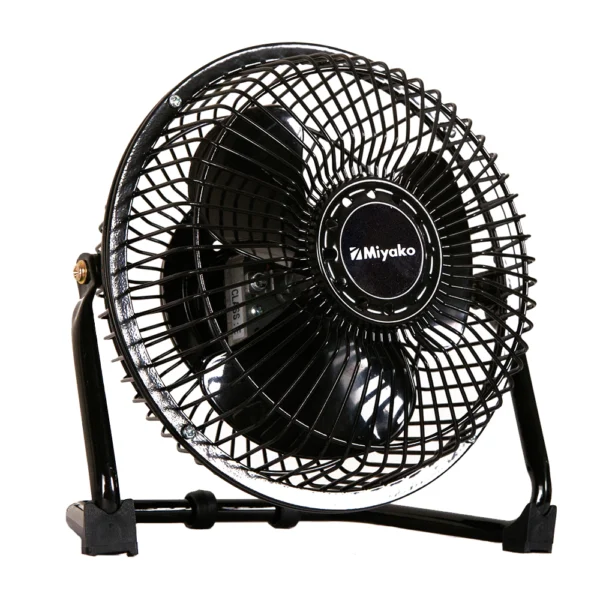 kipas angin miyako kad06 kipas meja desk fan hitam [6 inch] garansi resmi original