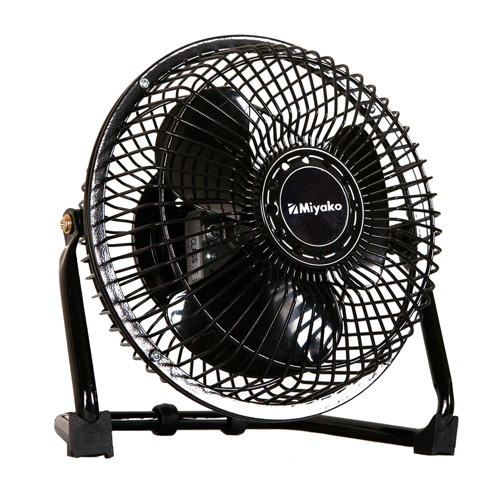 kipas angin miyako kad06 kipas meja desk fan hitam [6 inch] garansi resmi original