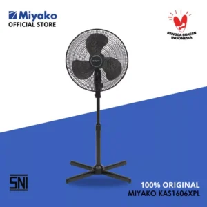 kipas angin miyako kas1606xpl stand fan 16 inc jaring plastik garansi resmi original