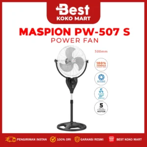 maspion power fan / kipas angin berdiri / stand fan 20 inch pw 507 s original