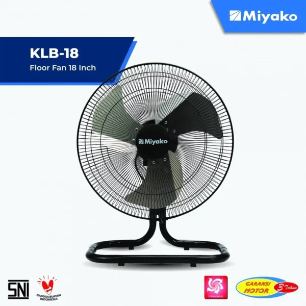 kipas angin miyako tornado fan klb18 kipas meja [18 inch] garansi resmi original