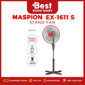 maspion kipas angin berdiri / stand fan 16 inch ex 1611 garansi resmi original