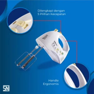 hand mixer miyako hm620 mixer tangan pengaduk bahan makanan