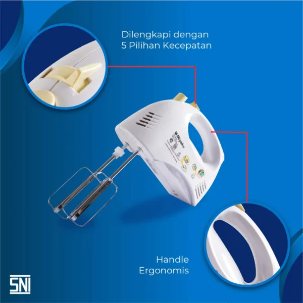 hand mixer miyako hm620 mixer tangan pengaduk bahan makanan
