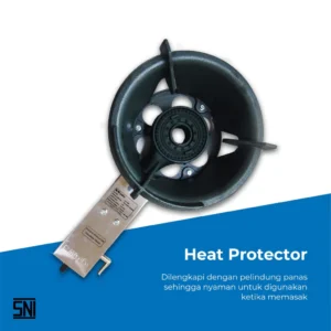 kompor gas komersil miyako mh388 1 tungku garansi resmi original