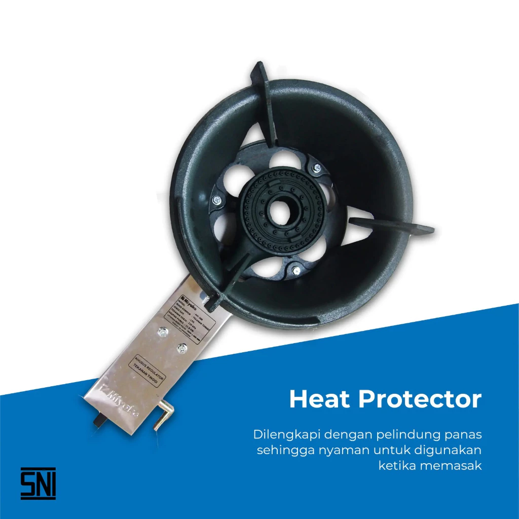 kompor gas komersil miyako mh388 1 tungku garansi resmi original