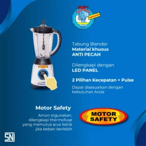 blender miyako bl52pi plastik 1.5l 2in1 300wn garansi resmi original