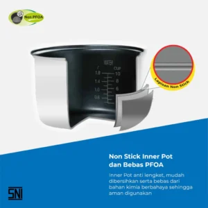 magic com miyako mcm508btkkwg magic warmer plus rice cooker [1,8 ltr] garansi resmi original