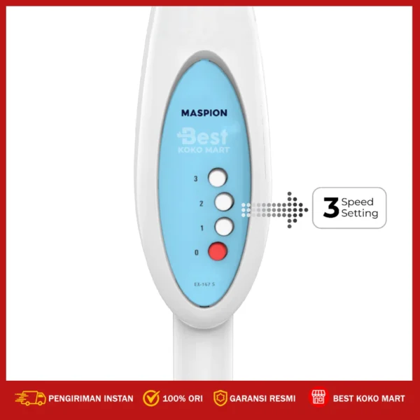 maspion kipas angin berdiri / stand fan 16 inch ex 167 s 2in1 original