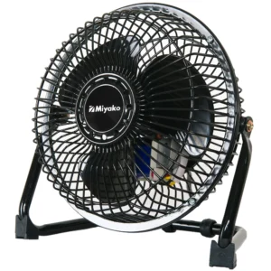 kipas angin miyako kad06 kipas meja desk fan hitam [6 inch] garansi resmi original