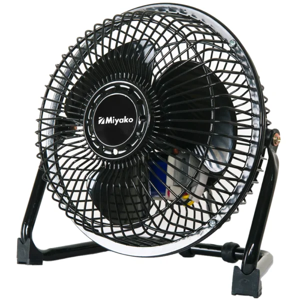 kipas angin miyako kad06 kipas meja desk fan hitam [6 inch] garansi resmi original