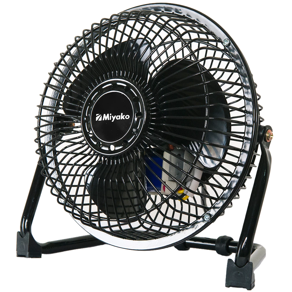 kipas angin miyako kad06 kipas meja desk fan hitam [6 inch] garansi resmi original