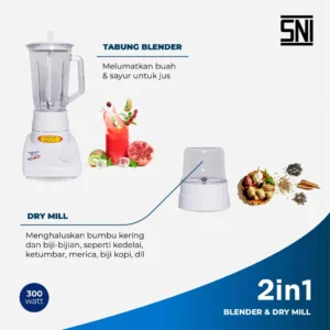 blender miyako bl301pl/ap (plastik) 1l garansi resmi original