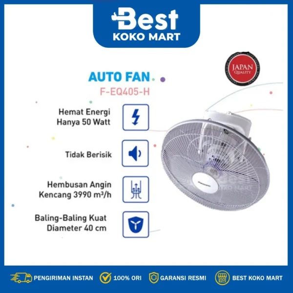 panasonic 16" 16 inch feq405 feq 405 kipas angin orbit garansi resmi original