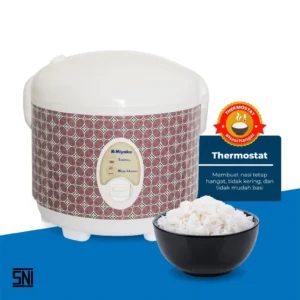 magic com miyako mcm508btkkwg magic warmer plus rice cooker [1,8 ltr] garansi resmi original