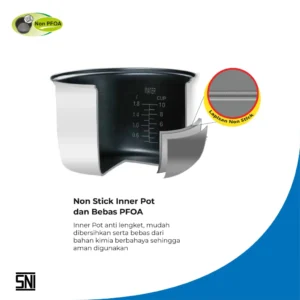magic com miyako mcm507bgl magic warmer plus [1.8 l] rice cooker garansi resmi original