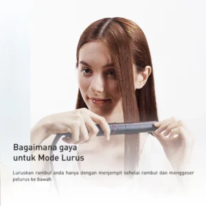 panasonic eh hv11 e415 hair straightener ceramic plate cream garansi resmi original