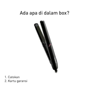 panasonic eh hv11 k415 hair straightener ceramic plate black garansi resmi original