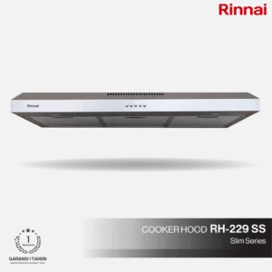 rinnai cooker hood penghisap asap rh 229 garansi resmi original