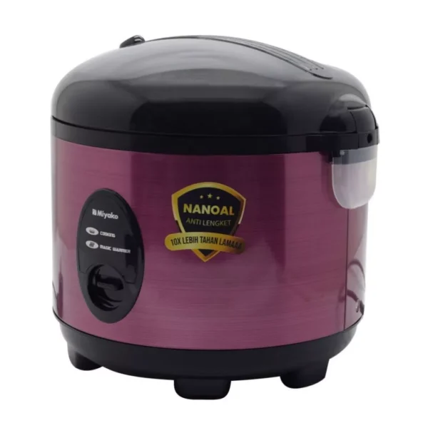 magic com miyako mcm508sbc nanoal anti lengket rice cooker 1.8 liter 3in1 magic warmer plus garansi resmi original