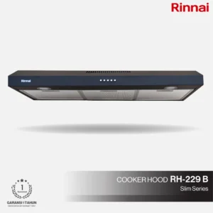 rinnai cooker hood penghisap asap rh 229 garansi resmi original