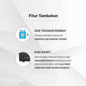 rinnai kompor gas 2 tungku ri 202 s garansi resmi original