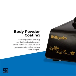 kompor gas miyako kg101c 1 tungku garansi resmi original