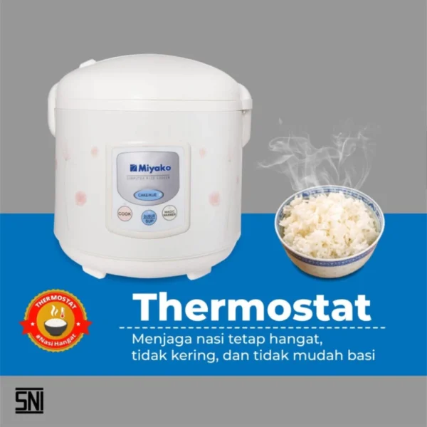 miyako rice cooker mcm 706 mejikom penanak nasi low watt anti lengket garansi resmi original