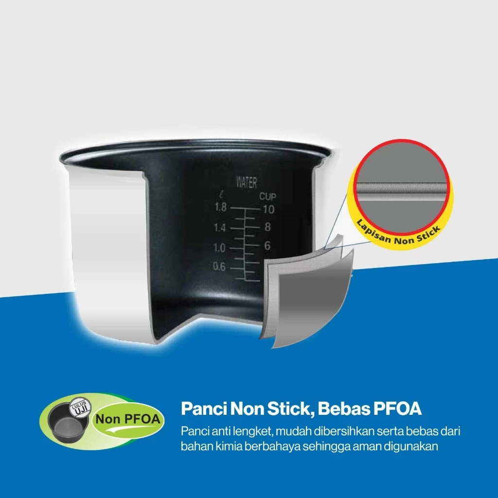 magic com miyako mcm507 rice cooker magic warmer plus 1.8 liter 395 watt garansi resmi original magic com miyako mcm507 rice cooker magic warmer plus 1.8 liter 395 watt garansi resmi original