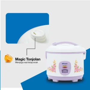 magic com miyako mcm509ts rice cooker 2in1 magic warmer magic com 1.8 liter 3in1 395w garansi resmi original