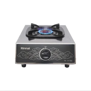 rinnai ri 511ss / kompor gas 1 tungku stainless steel garansi resmi original