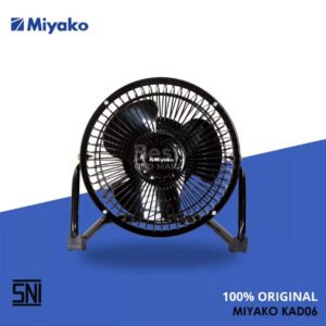 kipas angin miyako kad06 kipas meja desk fan hitam [6 inch] garansi resmi original