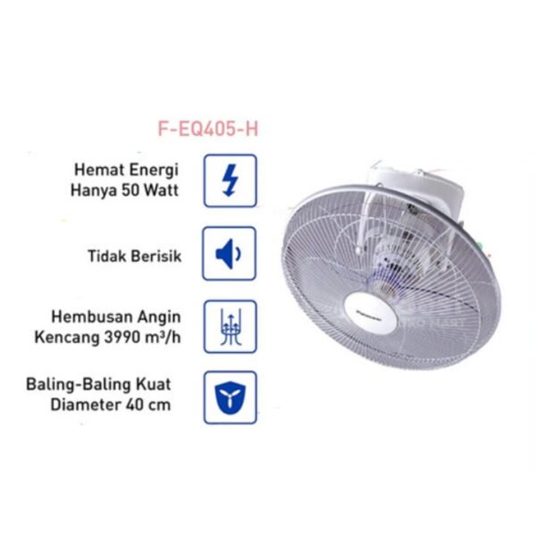 panasonic 16" 16 inch feq405 feq 405 kipas angin orbit garansi resmi original