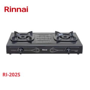 rinnai kompor gas 2 tungku ri 202 s garansi resmi original