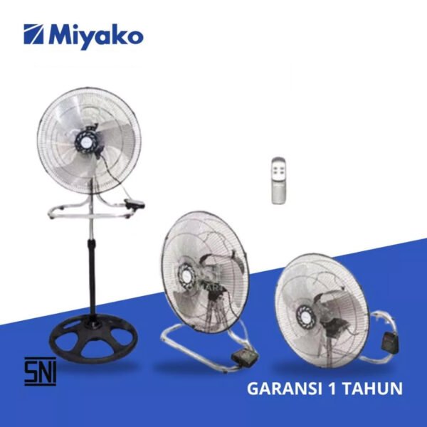 kipas angin miyako kst182prc plastik kipas 3 in 1 miyako kst 182prc remote 18inc garansi resmi original